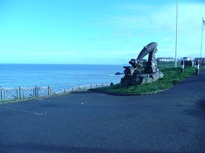 Disabled parking at Aberporth beach